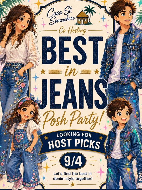 Denim - Looking For Host Picks for the 9/4 Best in Jeans Party